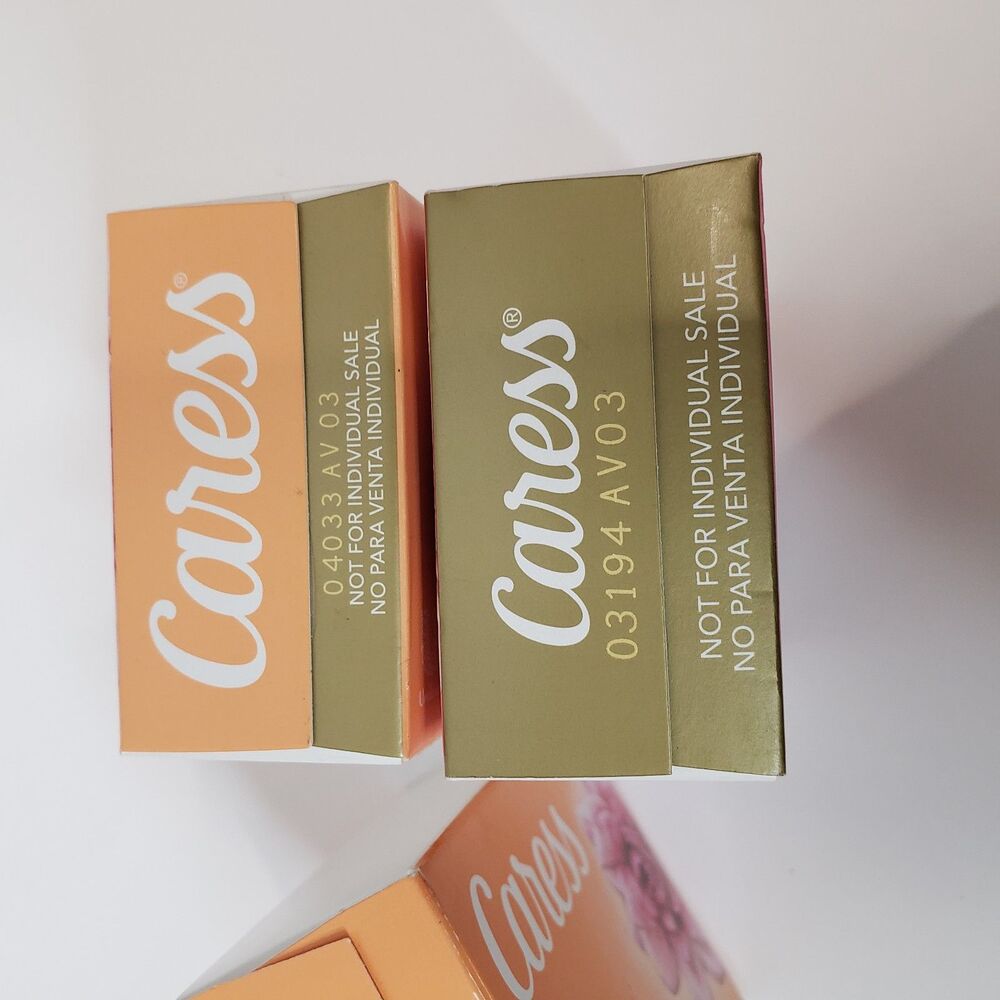 Lot of 3 Caress Soap Daily Silk Beauty Bars White Peach & Orange Blossom 3.15oz - Picture 4 of 6